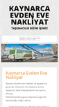 Mobile Screenshot of evdenevenakliyatkaynarca.com
